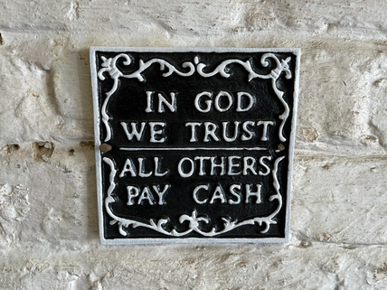 In God We trust -black